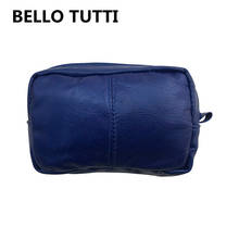 BELLO TUTTI-cartera de cuero genuino para mujer, tarjetero de piel de oveja y carnet de identidad, Mini monedero con cremallera, 2021 Original 2024 - compra barato