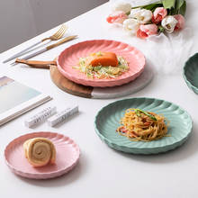 Plato de desayuno de cerámica de estilo japonés, plato de comida occidental minimalista, plato de espagueti para el hogar, plato de pescado, plato de comida occidental 2024 - compra barato