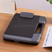 Portable A4 Files Document Clipboard Storage Case Organizer Holder Office Supply 2024 - buy cheap