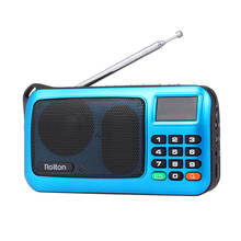 Rolton w405 mini rádio fm portátil para pc, alto-falante, reprodutor de música, cartão usb tf com display led, receptor estéreo de alta fidelidade, rádio fm digital 2024 - compre barato