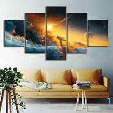5 Pieces Fantasy Space Landscape Character Poster Home Decor Children Room Wall Art Modular Pictures Canvas Print Painting 2024 - buy cheap