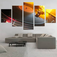 Living Room Framework Canvas Pictures Home Decor 5 Pieces Music DJ Console Turntables Paintings Bar Night Club Art Posters Wall 2024 - buy cheap