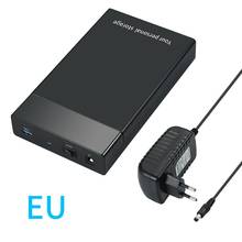 Gabinete hdd 3.5 de 3.0 polegadas usb 2.5 para sata iii, gabinete de disco rígido externo usb3.0, suporte para caixa de disco rígido 10tb 3.5, capa ssd hd 2024 - compre barato