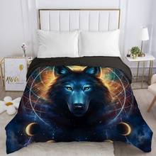 1pc Wolf Animal Duvet cover Double/Queen/King/220x240 for 90/135/150 Bed 3D Comforter/Quilt/Blanket Cover with Zipper Bedding 2024 - buy cheap