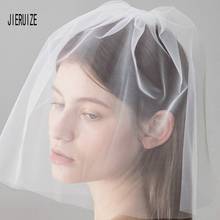 JIERUIZE Simple Tulle Wedding Bridal Birdcage Face Veil Fascinator Short Bridal Veil Veil Evening Party Veils With Comb 2024 - buy cheap