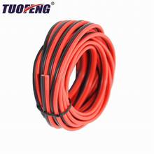 14 AWG Silicone Electrical Wire 2 Conductor Parallel Wire line Soft and Flexible 2.1mm² Oxygen Free Strands Tinned Copper Wire 2024 - buy cheap