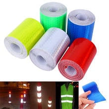 1 Roll Car Reflective Tape Sticker Safety Mark Car Styling Self Adhesive Warning Tape Motorcycle Bicycle Film Decoration Tool 2024 - buy cheap