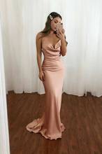 Vestido longo de formatura, moda feminina, estilo sereia, estilo sereia, sexy, com cruzeta, traseira, formal, para festas 2024 - compre barato