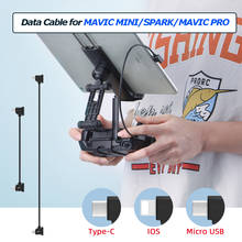 Cabo de dados otg, adaptador micro-usb tipo-c para drone mavic mini/spark/mavic pro/zoom/air drone, acessórios para tablet e celular 2024 - compre barato