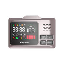 Karadar-detector antirradar automotivo, gps, 2 em 1, tela de 360 graus, x, k, ct l com tela de 2.4 polegadas, velocidade de polícia 2024 - compre barato