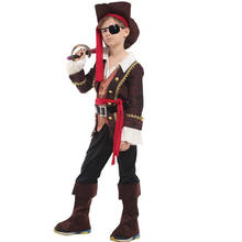 Cosplay Fancy Dress Carnival pirates of the caribbean jack sparrow costume christmas halloween costumes for kids boys girls kid 2024 - buy cheap