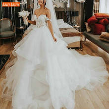 Precioso vestido de novia blanco bohemio de África, Vestido largo de novia de playa con apliques de encaje, color marfil, hecho a medida, 2020 2024 - compra barato
