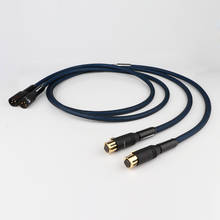 Cables de interconexión de Audio de gama alta, chapados en plata, Cable de Audio equilibrado XLR, enchufe XR1805 XLR 2024 - compra barato