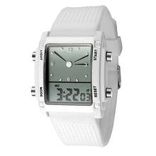 Unisex Watch Waterproof Dual Display LCD Alarm&Chronograph Sport Watch/Digital Wrist Watch/Women Quartz Watches/Men Watch Gifts 2024 - buy cheap