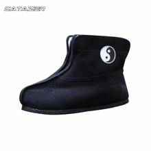 Wudang Taoist зимняя обувь Tai Chi Kung Fu ботинки боевые искусства крыло Чун ушу спортивные кроссовки для тхэквондо карате 2024 - купить недорого