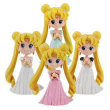 Action figure colecionável de desenhos animados, 13cm, 4 estilos, anime tsukino, princesa, pvc, modelo de brinquedo, presente de boneca 2024 - compre barato