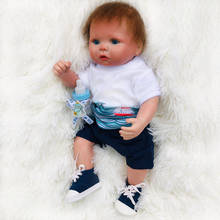 Otarddolls-boneca bebê reborn, 15 polegadas, 35cm, vinil de silicone macio, brinquedo reborn, mini recém-nascido, presente 2024 - compre barato