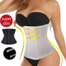 FLORATA-faja para la cintura moldeadora de cuerpo, entrenador de cintura vientre transpirable, corsé de Control, ropa moldeadora corporal adelgazante, corsé de talla grande 3XL 2024 - compra barato