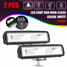 Luz de led/farol 60w, 6 polegadas, para offroad, suv 2024 - compre barato