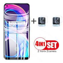 4in1 filme de hidrogel para oppo realme 8 pro 2021 câmera lente protetor de tela vidro temperado em realme 8pro 8 5g 6.4 "rmx3081 vidro 2024 - compre barato