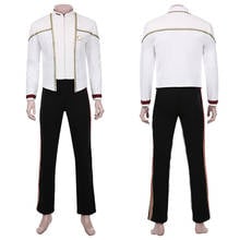 Star Cosplay Trek Jean Luc Picard Cosplay Costume Uniform Suit Jacket Pants Outfits Halloween Carnival Party Fancy Suit 2024 - buy cheap