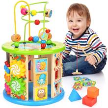 Brinquedo do quebra-cabeça do cubo da atividade, 10 em um labirinto multi-purpose brinquedo educação classificação da cor quebra-cabeça brinquedos do presente das crianças 2024 - compre barato