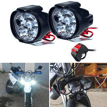 Lâmpada led para farol de motocicleta ou scooter, comutador de sinal de volta, 7 polegadas, sistema circular, sinal de virada 2024 - compre barato