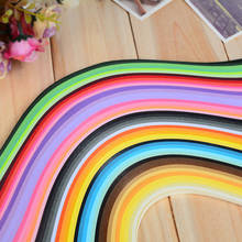 900 Stripe Colorful Gradient Quilling Paper 5mm*39cm Scrapbook Paper for DIY Decoration 2024 - buy cheap