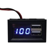 12V Battery Capacity Indicator Voltage Gauge Power Meter with QC 2.0 3.0 Quick Charge USB Output 2024 - buy cheap