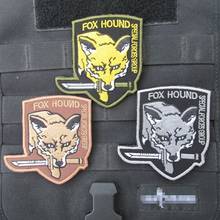 FOX HOUND Embroidery Patch Emblem Armband Badge Military Decorative Sewing Applique Embellishment Tactical Patches 2024 - buy cheap