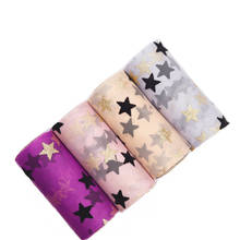 13/7.5cm Star Tulle Roll Shinny Laser Dotted Stain Ribbon DIY Handmade Craft Tutu Bowknot Wedding Birthday Gift Fabric Supplies 2024 - buy cheap