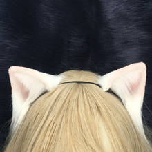 Обруч для волос MMGG, головной убор для косплея в стиле аниме «лолита» с ушками собак и кошек 2024 - купить недорого