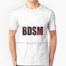 Bdsm Lettering T Shirt 100% Pure Cotton Femdom Dominatrix Mistress Chastity Slave Pain Dominatix Latex Leather Hot Sexy 2024 - buy cheap