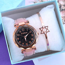 Casual Women Watches Starry Sky Quartz Wristwatch Female Clock Leather Fashion Ladies Wrist Watches reloj mujer relogio feminino 2024 - buy cheap