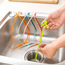 Горячее предложение! Распродажа! Пластиковый чистящий крючок для кухонной раковины для ванной комнаты, сливный очиститель, трубопровод, удаление волос, туалет, канализация, длинная линия 2024 - купить недорого