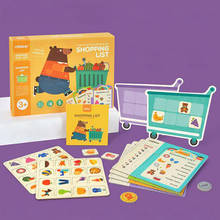 Детские Ранние развивающие игрушки список покупок настольная игра Моделирование супермаркет память дети когнитивные деньги игрушки подарки для детей 2024 - купить недорого
