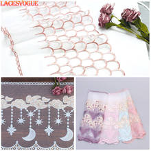 Mesh Embroidery Lace Trim Handmade DIY Garment Needlework Sewing Accessories Fabric Clothing Decoration 26-32cm 376 2024 - buy cheap