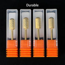 4pcs F M C XC Golden Carbide Nail Drill Bits 3/32 Manicure Machine Accessory For Electric Dill Nail Files Nail Art Tools Set 2024 - buy cheap
