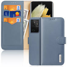 For Samsung Galaxy S21 Ultra Case 6.8" Premium Genuine Flip PU Leather Case for Samsung S21 Ultra 5G Wallet Cover With Card Slot 2024 - buy cheap