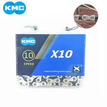 10 cadena para bicicleta de velocidades botón mágico de la montaña con la caja Original X10 X10.93 bicicleta de montaña bicicleta de carretera de 116L KMC 2024 - compra barato