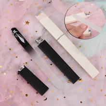 2pcs/set Cat Pattern Nail Files Crystal Glass Nail File With Faux Black & White Plated Plastic Hard Case Nail Tools 2024 - buy cheap