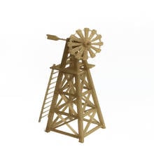 Train Railway Model Scene HO Ratio 1:87 Country Farm Windmill Tower 2024 - buy cheap