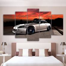 Картина на холсте настенная художественная рамка домашний декор картины 5 шт. Roadster роскошный спортивный автомобиль плакат для гостиной HD с принтом 2024 - купить недорого