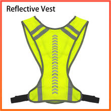 Night Riding Running Reflective Vest Sports High Visibility Reflective Vest Unisex Working Night Running Sports Outdoor Clothes 2024 - buy cheap