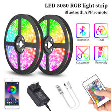 LED Strip Lights 20M RGB 5050 SMD Flexible Ribbon Waterproof RGB LED Light 5M 10M Tape Diode DC 12V Smart APP Control 2024 - buy cheap