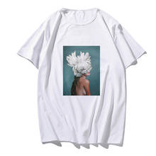 Summer Women Korean Clothes Tshirt Women T-shirt White Women's T Shirt Ulzzang Harajuku Creative Art Graphics Print Streetwear 2024 - buy cheap