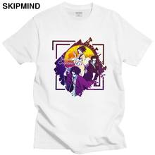 Streetwear Mens Samurai Champloo T Shirt Adult Short Sleeves Cotton T-shirt Graphic Manga Anime Mugen Fuu Jin Tee Fans Clothing 2024 - buy cheap