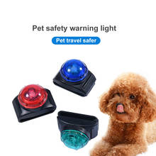Pingente luminoso de segurança para pets, coleira com luz de led brilhante e aviso de segurança para caminhada noturna, acessórios para animais de estimação 2024 - compre barato