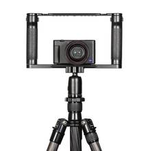 Handheld dslr vídeo rig gaiola monitor suporte de gaiola coelho smartphone vlog estabilizador câmera gaiola para gopro 9 8 7 6 esporte câmera 2024 - compre barato