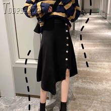 2019 New Design Irregular Women Skirt Korean High Waist Slim Female Skirts 2024 - buy cheap